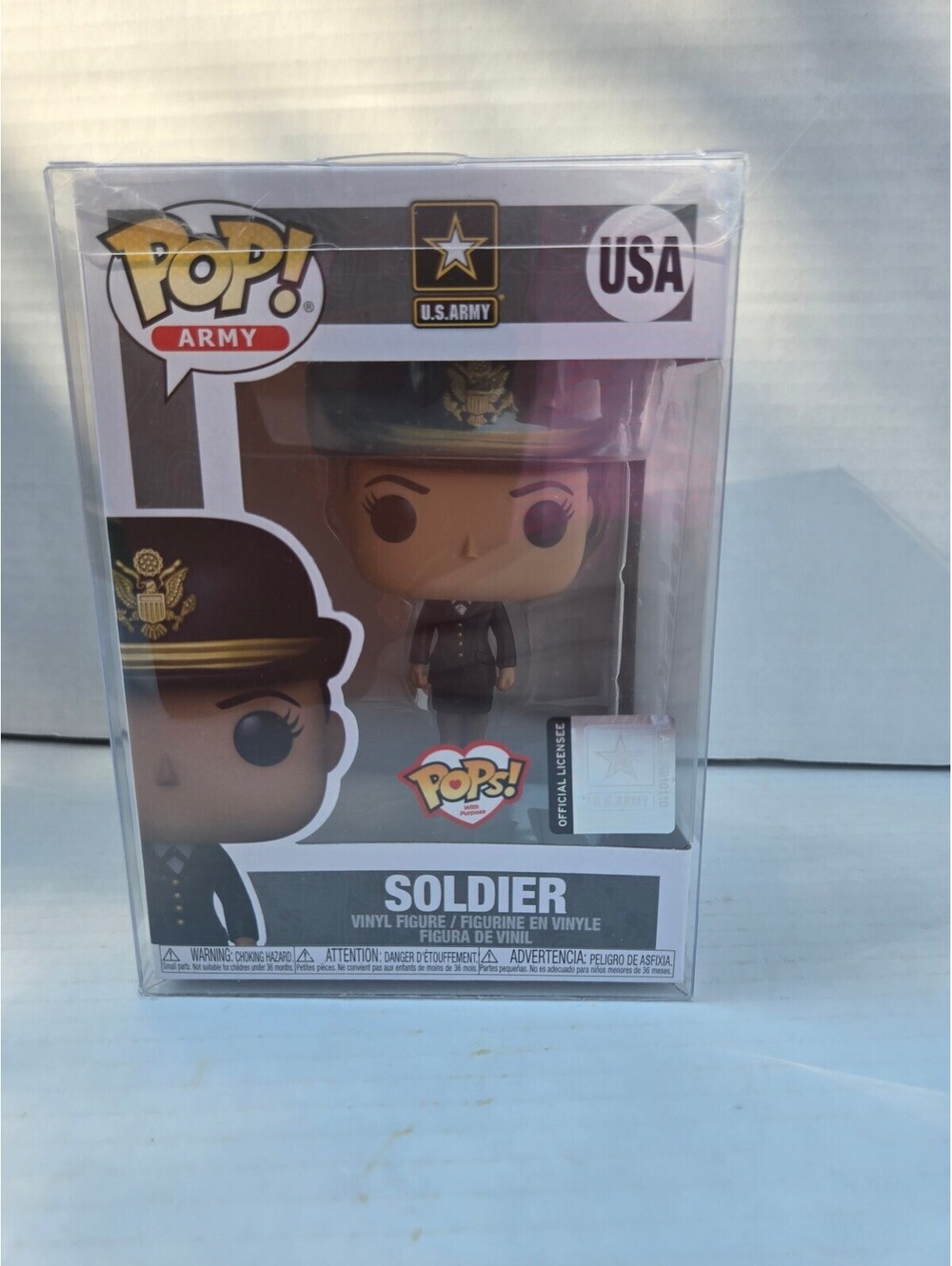 Funko Pop! Army Soldier Vinyl Collectible Figure USA - Very Good Condition